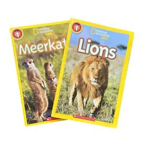 2 National Geographic Kids Books - Reading Level 1